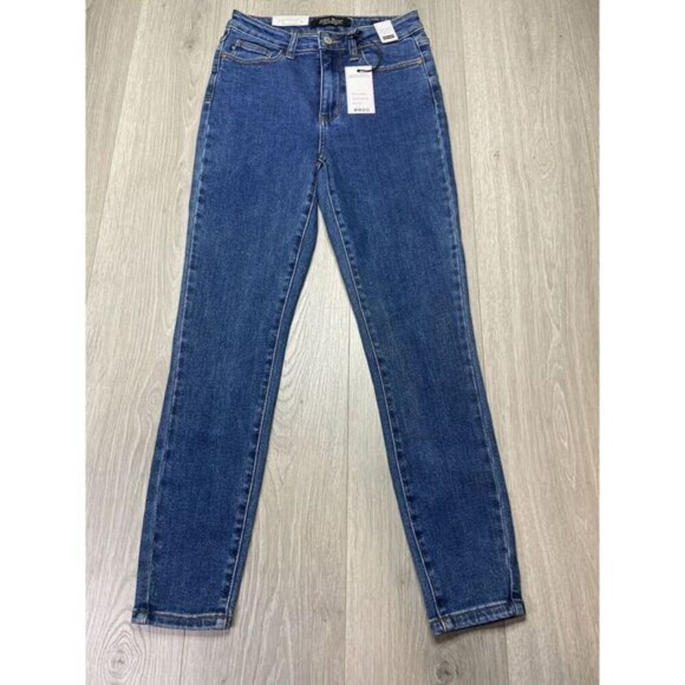 Judy Blue Jeans Women 1/25 Blue Skinny High Rise Stretch Denim Comfort